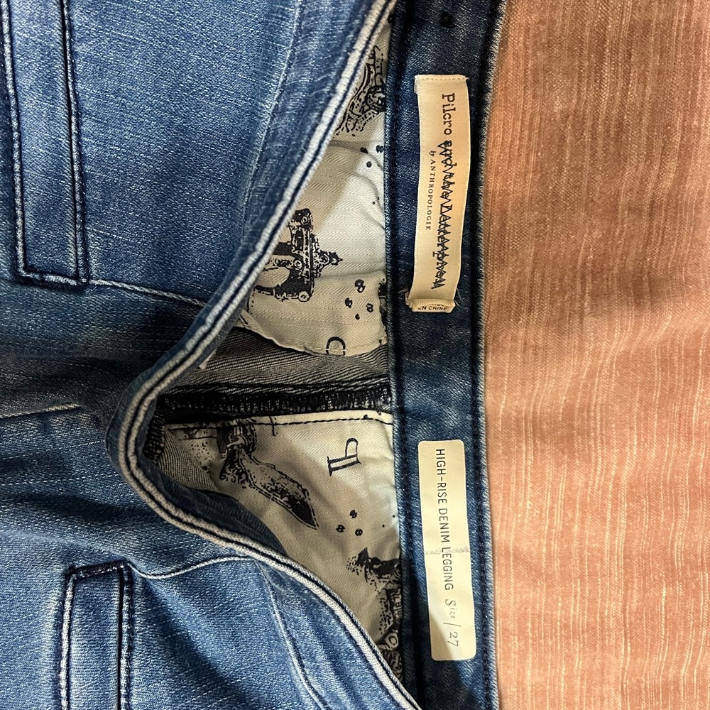 PILCRO and the Letterpress Anthropologie Jean size 27 - Picture 8 of 9